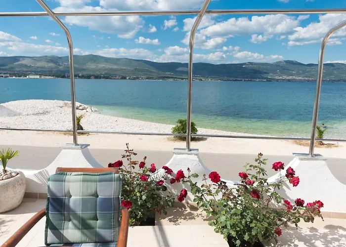 Marin,seaview,terrace With Massage Hot Tube,grill Place,parking Trogir