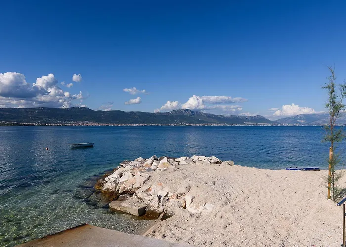 Marin,seaview,terrace With Massage Hot Tube,grill Place,parking Apartment Trogir