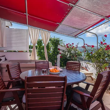 Marin,seaview,terrace Massage Hot Tube,grill Place,parking Apartman *